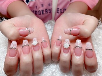 レアネイル 新宿(le'a nail)/レースフレンチ