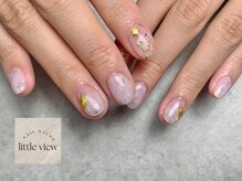 リトルビュー(little view)/・夏貝殻ニュアンスネイル