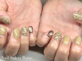 ライズ 本町店(Raize)/ベージュ/マグネット/ツイード