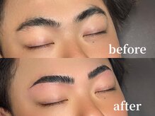 エムズアイブロウ 京都烏丸店(M’sアイブロウ)/メンズHBL☆before→After#眉毛