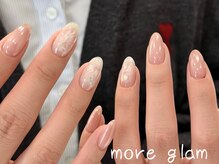 モアグラム 銀座店(More Glam)/白蝶貝×極光ネイル