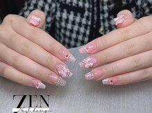ゼン ネイル デザイン 池袋(ZEN NAIL DESIGN)/* 長 さだしやり放題×つけ放題