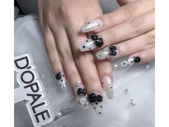 ドパルネイル 上野(DOPALE.Nail)/チップ長さ出し持ち込みデザイン