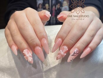 ウメネイルスタジオ(UME NAIL STUDIO)/長さだしやり放題×つけ放題