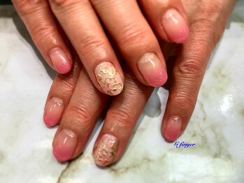 ジー フィンガー 千葉店(G)/ミラー☆桜ネイル