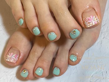 モアニ ヒロオ 渋谷店(MOANI Hiroo)/サンダルの季節にフットネイル☆