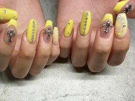 ジェルネイル　10本アート