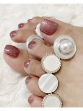 ネイルベベ(Nail bebe)/【フット】マグフラ☆ワンカラー