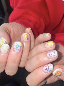 □らくがきネイル