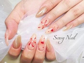 センシー ネイル スタジオ(Sensy Nail Studio)/おすすめの花アートネイル