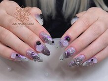 ウメネイルスタジオ(UME NAIL STUDIO)/* 長 さだしやり放題×つけ放題