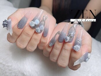 ゼン ネイル デザイン 池袋(ZEN NAIL DESIGN)/題長さだしやり放題×つけ放