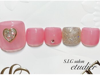 S.I.Gサロン エチュデイエ(etudier)/【フット】キラキラハート☆