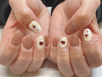 シキナ(shikina)/フラッシュ　雪だるま　手描き