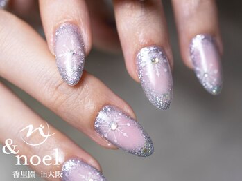 ノエル(Noel)/ブルー雪ネイル