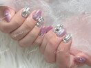 埋め尽くし マグネットネイル