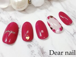 マーブル囲みネイル