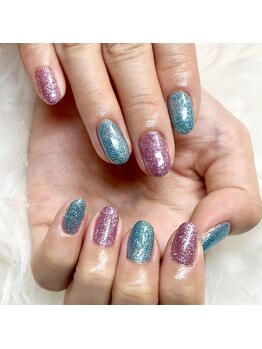 マイオティック ネイル(miotic nail)/2色グリッターワンカラー