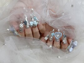 先端クリアネイル