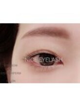 ナイスアイラッシュ 大阪梅田店(NICE EYELASH)/ふんわり立体感ハリウッドブロウ