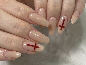 サニーヒルズ ウィズ マキア 藤沢(Sunny hills with MAQUIA)/手書きアートネイル