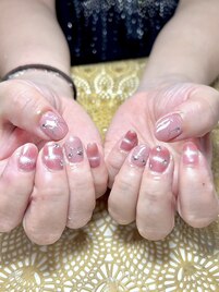 ピンクベージュビジュー