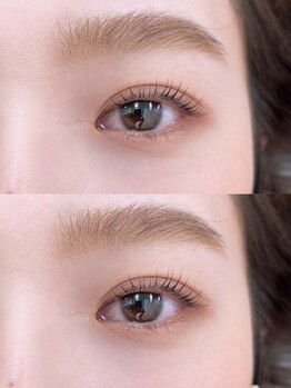 ミントラッシュ 千葉店の写真/【千葉】何度でも同価格《120本¥5400オフ込フラットマットラッシュ》最先端エクステ!上向きカ-ルで印象UP♪