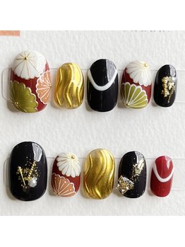 成人式ネイルチップ