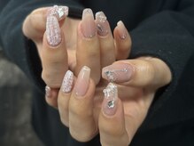 インザピンクリリー(in the pink LILY)/ツイードネイル　担当藤原