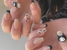 ランド ネイル 博多(LAND)/ナチュラル×クロミ.・○by.rena