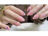 [HAND]ワンカラーorラメワンカラ-+ストーン10個（小）¥4400