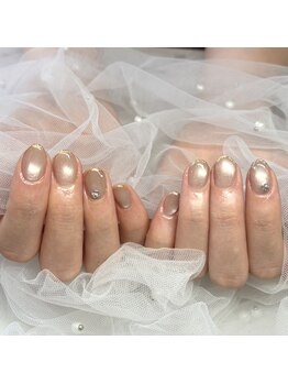 アイリッシュネイル 久屋大通店(Irish Nail)/マグネット×ラメライン