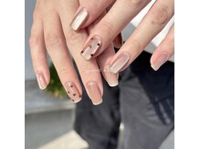 アプリコットネイル (apricot nail)の雰囲気（simple/ニュアンス/淡色/bridal/初めての方も大歓迎です◎）