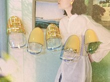 シエルネイルスタジオ 新宮店(Ciel nail studio)/イエローツイードネイル