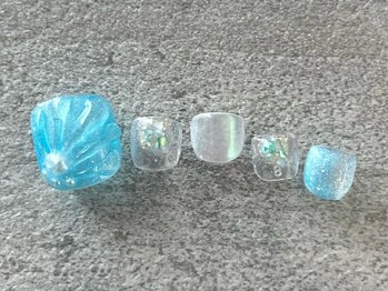 ブロンシュ(Blanche)/6800yen foot nail Design