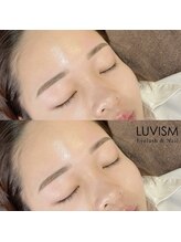 ラヴィズム アイラッシュ アンド ネイル (LUVISM)/アイブロウWAX★ 担当:浅井