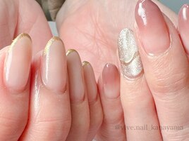 大人の煌めきゴールドフレンチ☆