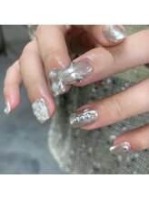 ネイルサロンエーナイン イオン札幌藻岩店/メタリックネイル