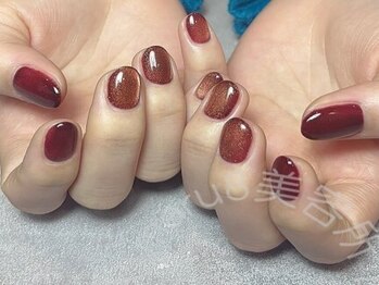 美容所 丸八の写真/メンズOK◎【SNSで話題のマグネット/フラッシュネイルが大人気☆】キラキラ感で季節感溢れる指先に♪