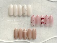 ネイルサロン ジョアアンジェ 天王寺店(joie ange)/シンプル/オフィスネイル/リボン