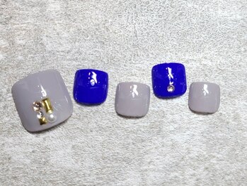 フット　輝きポイントネイル