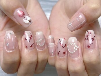 カナネイル(KANA.nail)の写真/お色変更OK!選べるデザイン定額♪シンプルで品のあるデザインが多数!大人可愛いヌーディーカラーが大人気◎