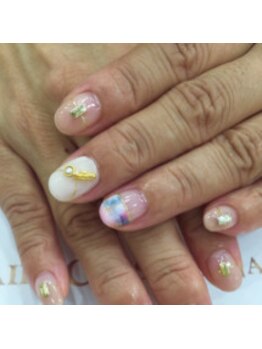 クリスタルネイル ボンベルタ橘店(CRYSTAL NAIL)/フレンチ×チェック