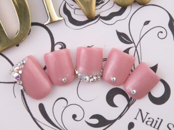 ネイルサロン ディーバ ギンザ(Nail salon Diva GINZA)/上品ビジューFOOTネイル 8500