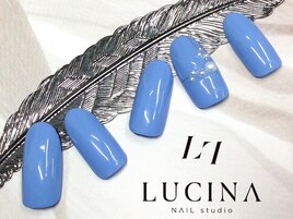 W-636 【新作】パール梅雨ネイル