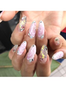 トータルサロン 白べぇーっ プラス/クリアフラワーで涼しく