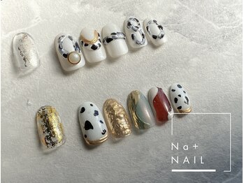 エヌエープラスネイル 西葛西店(Na+nail)/新作アシンメトリーdesign