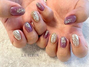 ラ フルール(La Fleur)/ミラーネイル
