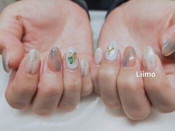リーモ(Liimo)/オレンジとブルーネイル