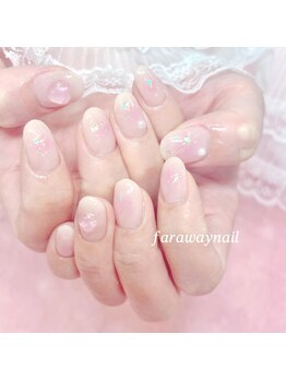 ファラウェイネイル(Faraway nail)/ぷるんとチークネイル☆